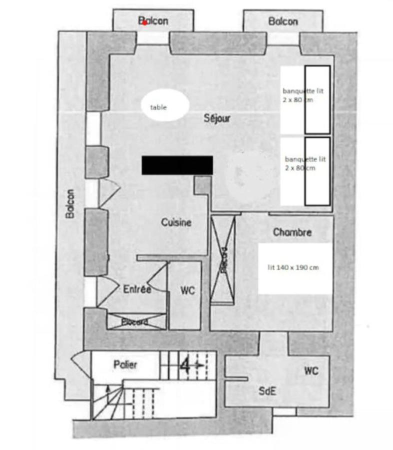 Appartement 6 Personnes, Les 3 Vallees, Pres Des Thermes บรีดเดอ-เล-แบ็ง ภายนอก รูปภาพ